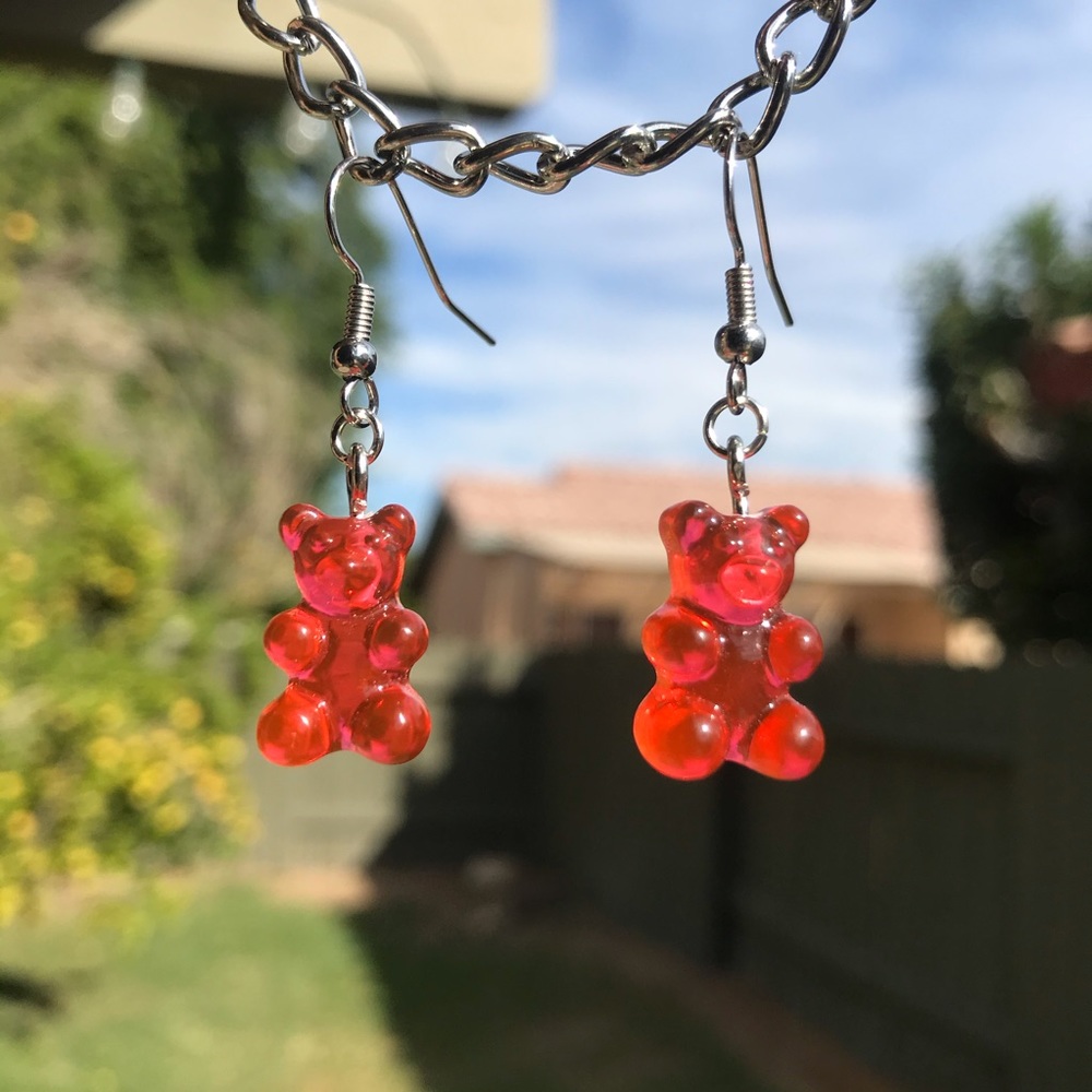 Gummy bear earrings